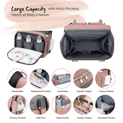 Multifunctional Diaper Baby Backpack