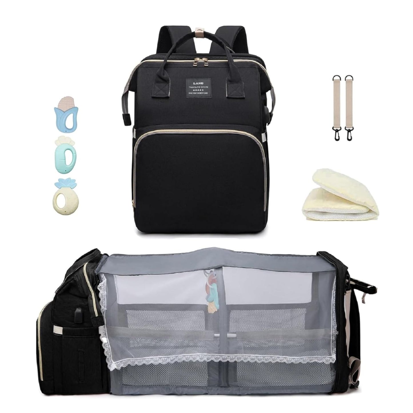 Multifunctional Diaper Baby Backpack